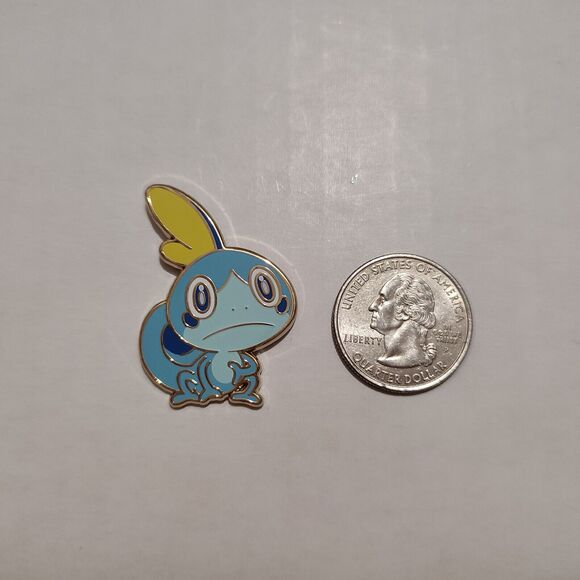 Pokemon TCG Sobble Enamel Pin Official Nintendo Collectible Badge Figure - Picture 2 of 3